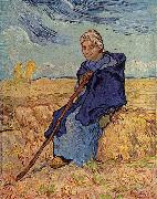 Vincent Van Gogh Die Hirtin oil on canvas